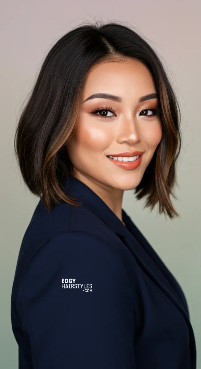 7. A-Line Bob | 10 Stylish Bob Haircuts For Women With Oval Faces