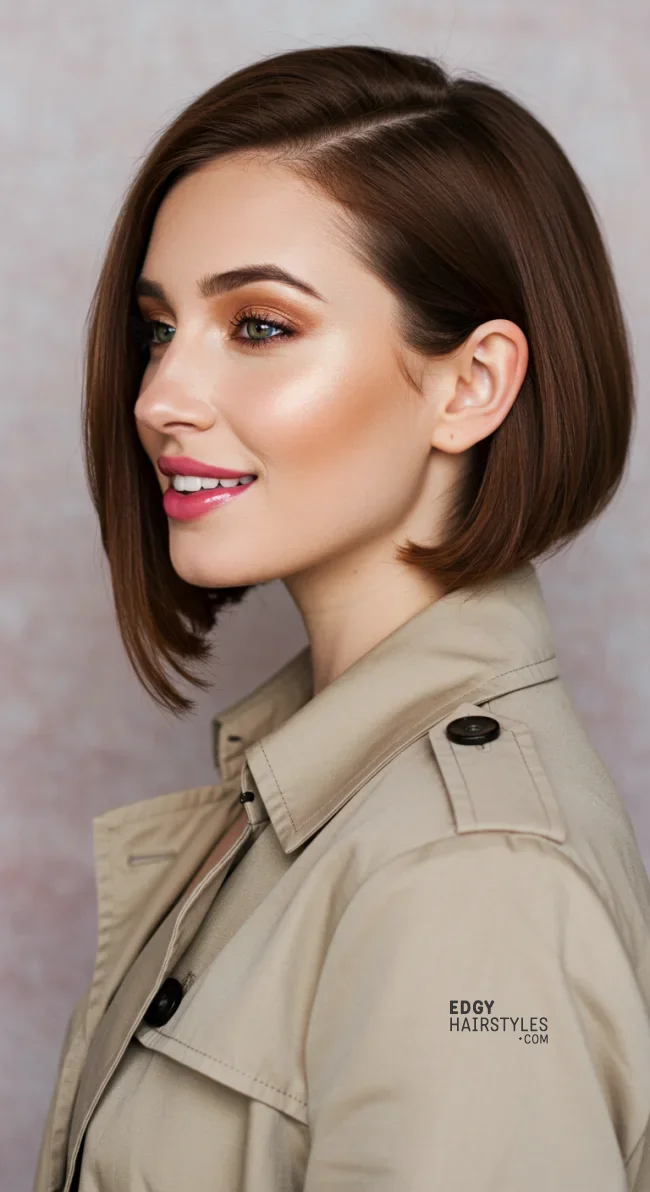 9. Inverted Bob | 10 Stylish Bob Haircuts For Women With Oval Faces