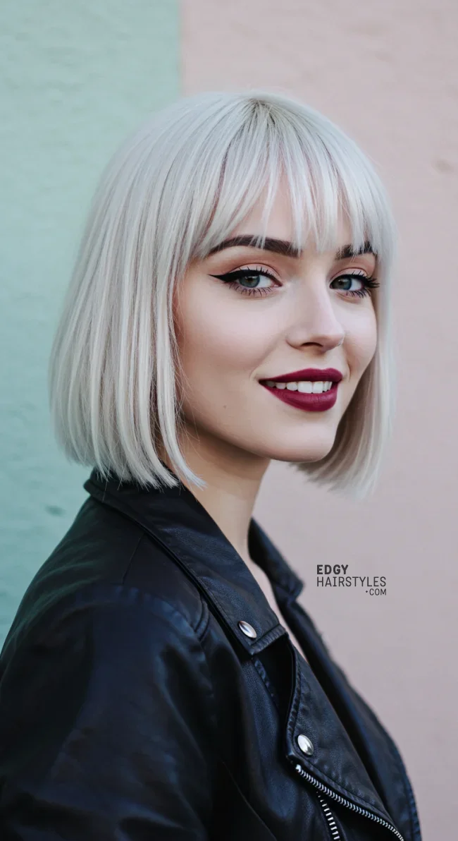 6. Blunt Bob | 10 Stylish Bob Haircuts For Women With Oval Faces