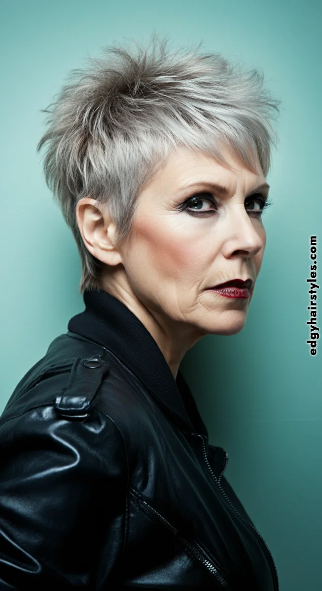 6. Spiky Pixie | Pixie Hairstyles For Women Over 50: Timeless And Trendy Styles