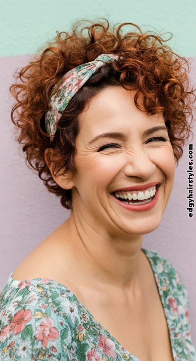 5. Curly Pixie Cut | Pixie Hairstyles For Women Over 50: Timeless And Trendy Styles