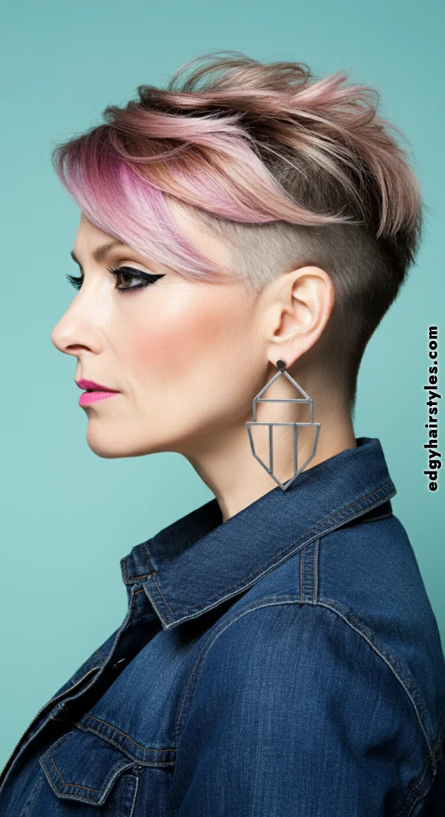 7. Undercut Pixie | Pixie Hairstyles For Women Over 50: Timeless And Trendy Styles