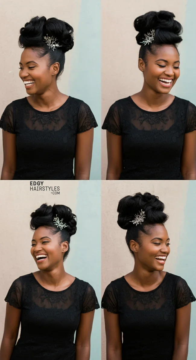 3. French Twist | 10 Gorgeous Mother Of The Bride Hairstyles For A Special Day