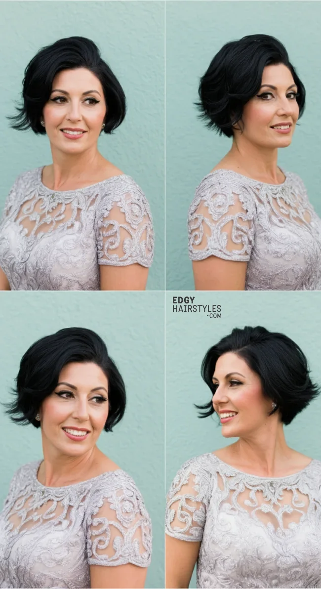 6. Sleek Straight Bob | 10 Gorgeous Mother Of The Bride Hairstyles For A Special Day