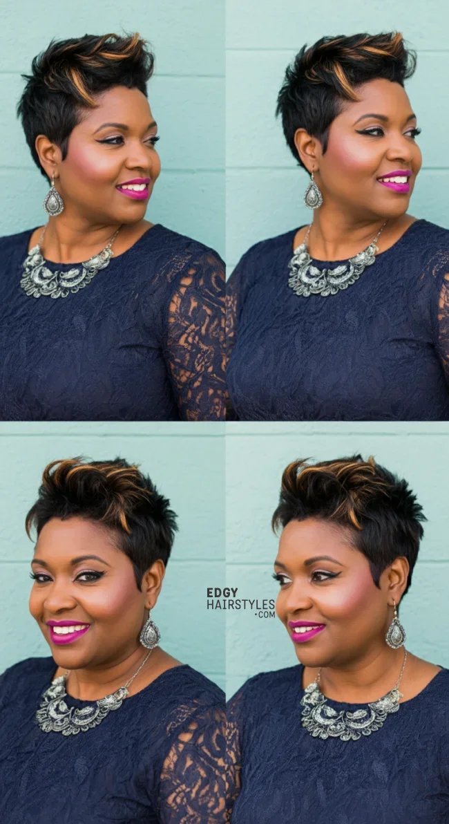 8. Textured Pixie Cut | 10 Gorgeous Mother Of The Bride Hairstyles For A Special Day