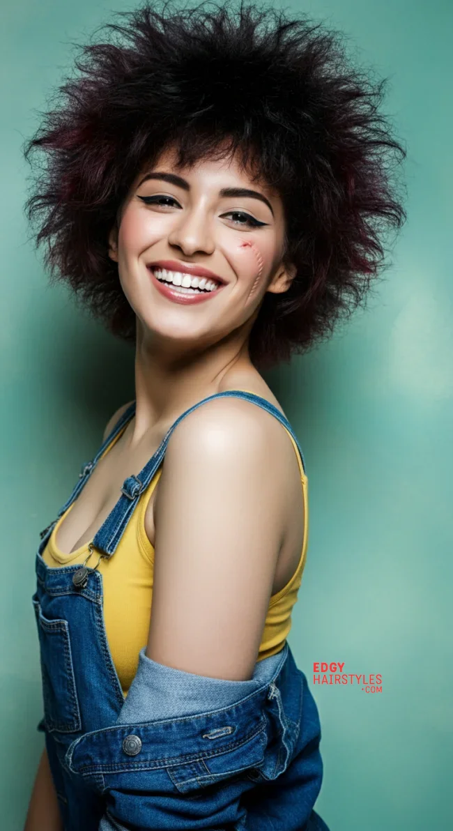 5. Short Fluffy Afro | 8 Unique Short Fluffy Haircuts For A Fresh &Amp; Youthful Style