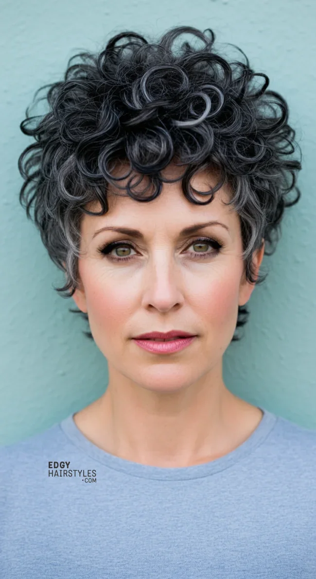 3. Curly Pixie Cut | 6 Сurly Hairstyles For Women Over 60 To Flaunt Your Texture