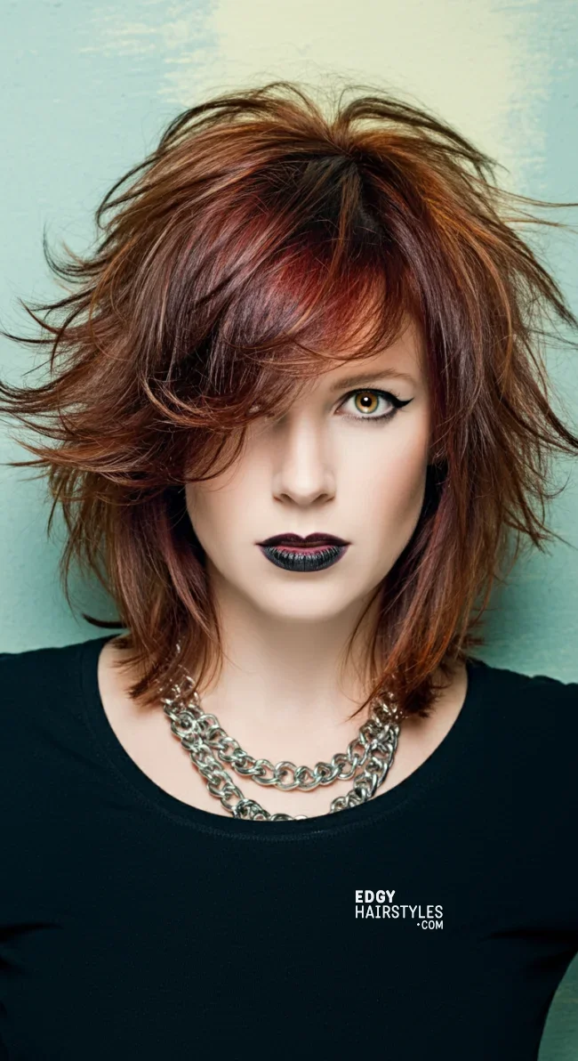 5. Layered Shag Cut | 10 Hottest Short Haircuts For Women In 2024