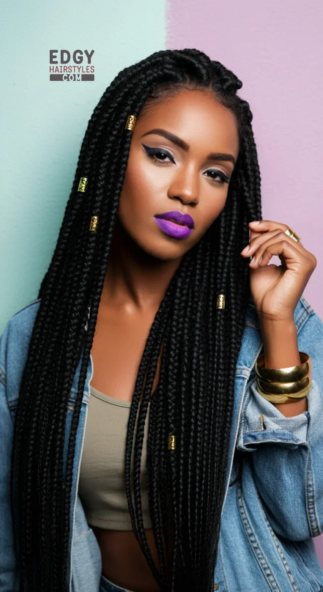 7. Box Braids | 10 Quick And Stylish Hairstyles For Black Women
