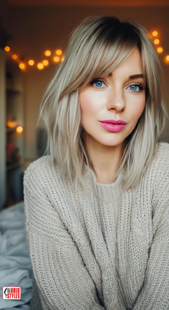 10. Feathered Cut with Curtain Bangs | Hairstyles For Thin Hair - Best Styles For Adding Volume