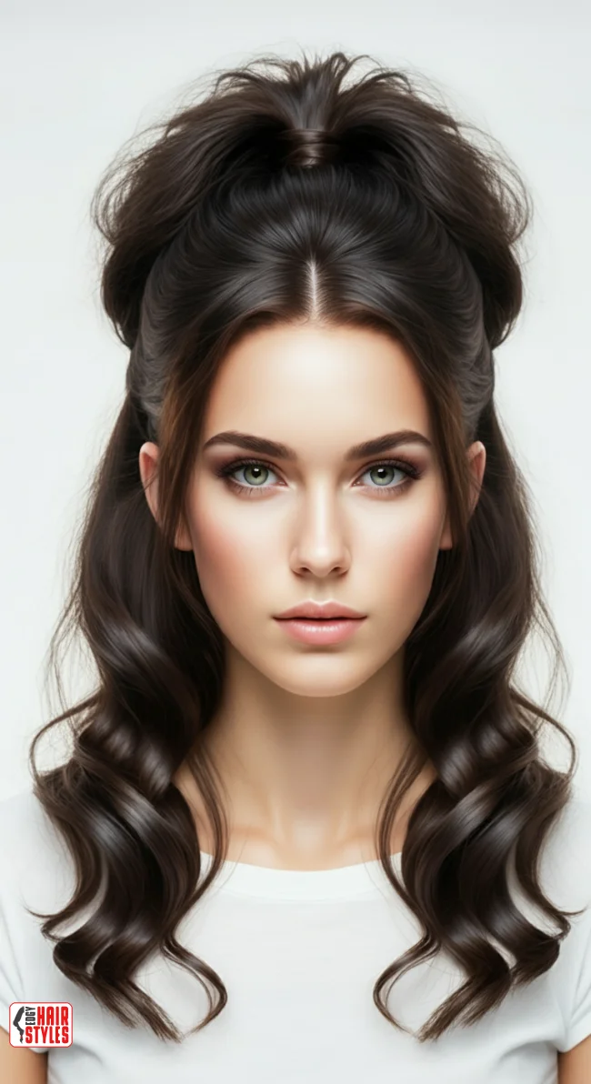 9. Half-Up Top Knot | Hairstyles For Thin Hair - Best Styles For Adding Volume