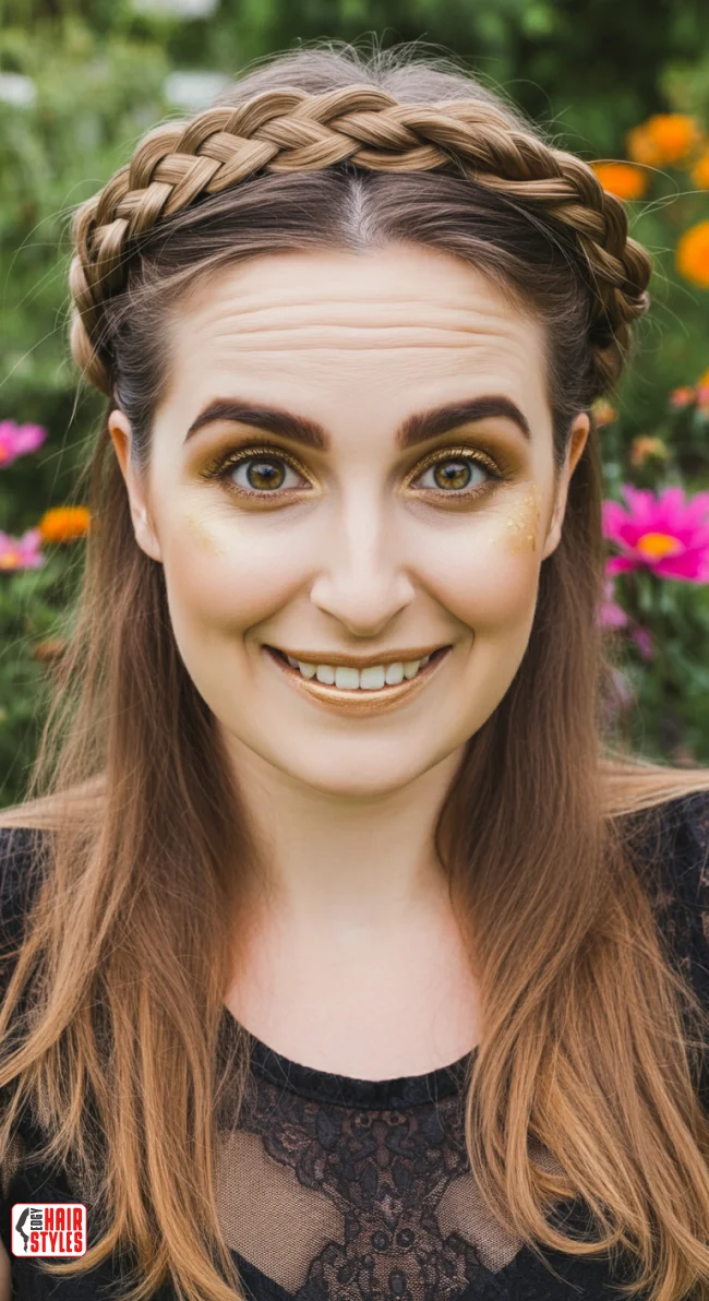 4. Crown Braid | Hairstyles For Thin Hair - Best Styles For Adding Volume