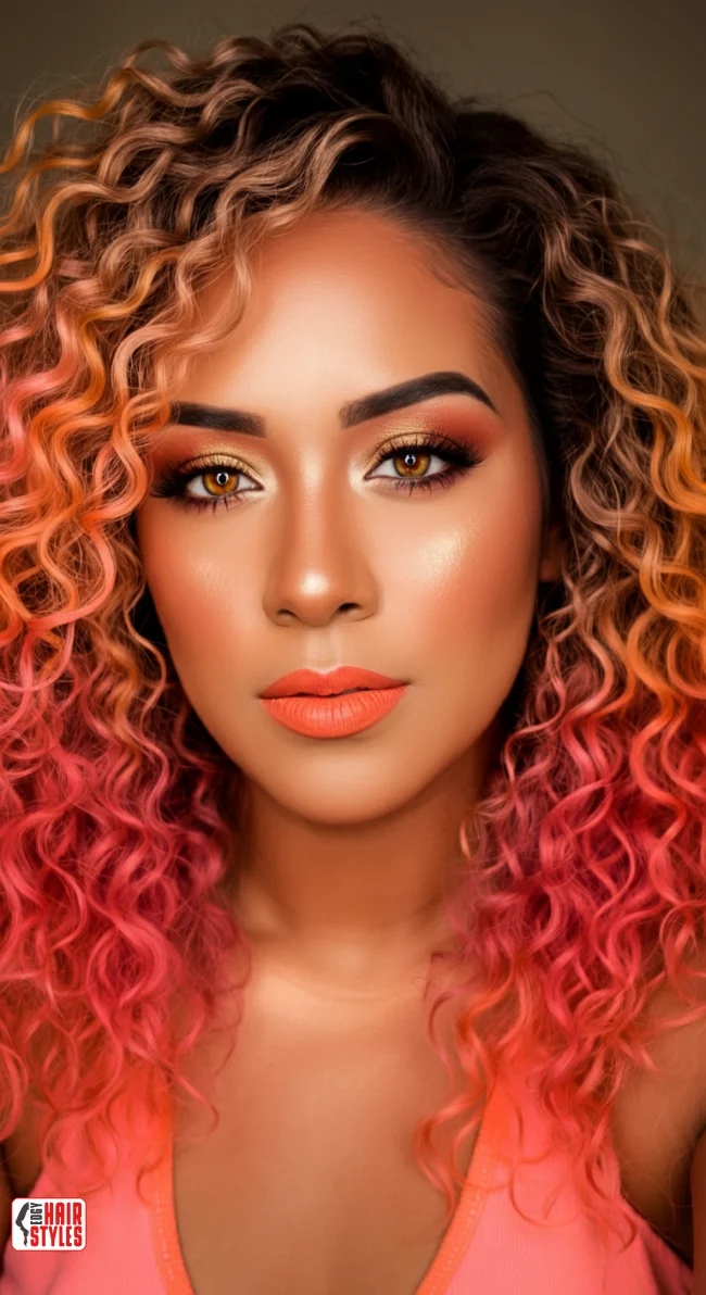 7. Sunset Melt | Hair Color Trends Of 2025: A Comprehensive Guide To On-Trend Shades And Styles