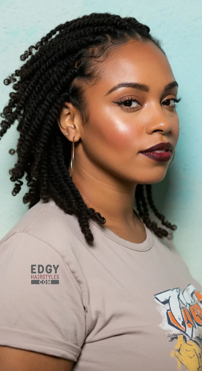 1. Classic Two-Strand Twists | 10 Low-Maintenance Twist Hairstyles To Try This Season