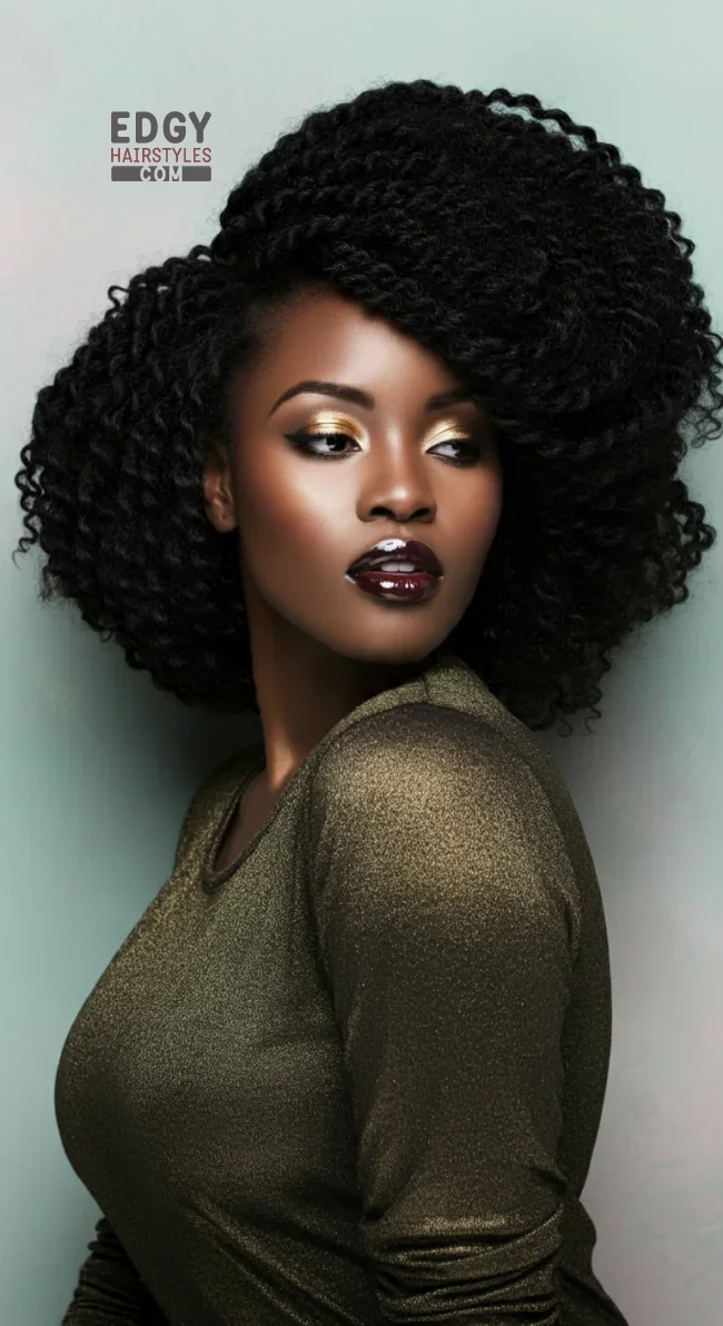 8. Twist-Out | 10 Low-Maintenance Twist Hairstyles To Try This Season