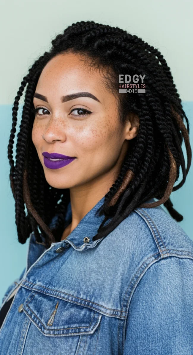 4. Marley Twists | 10 Low-Maintenance Twist Hairstyles To Try This Season