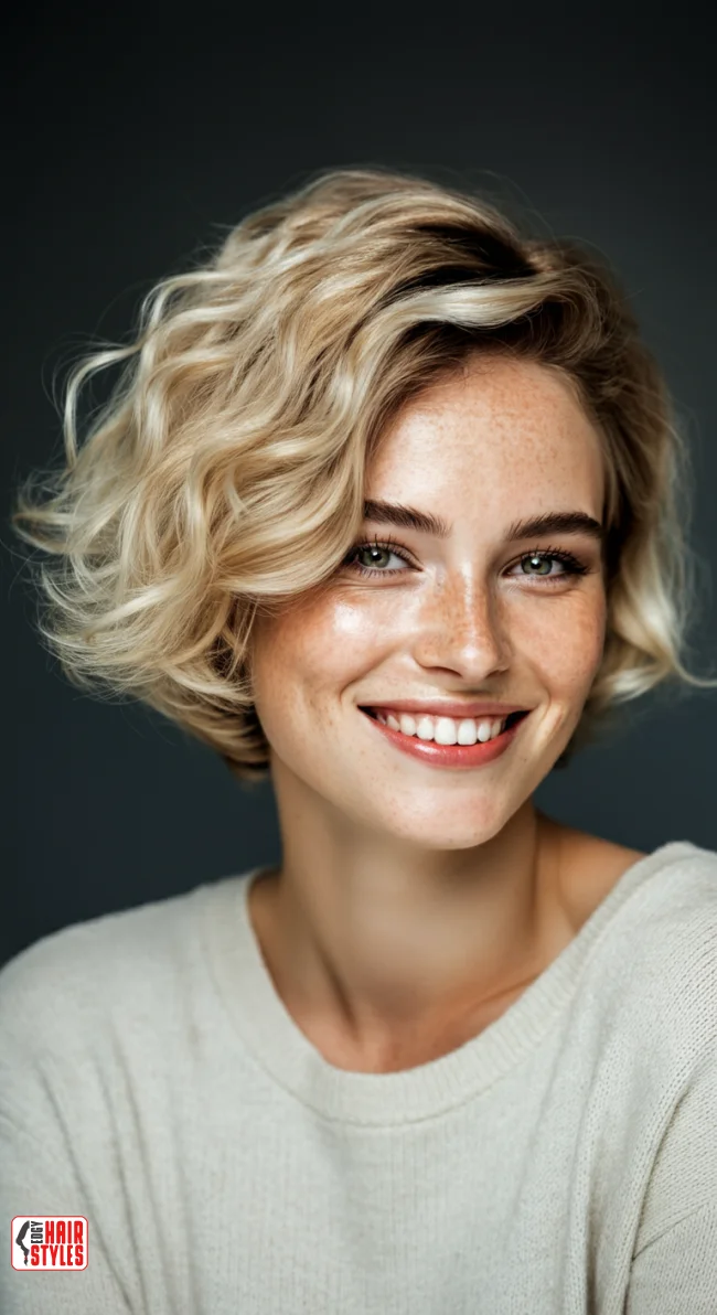 2. Wavy Textured Boy Bob | Boy Bob: The Coolest Resurgence In Hairstyle Trends