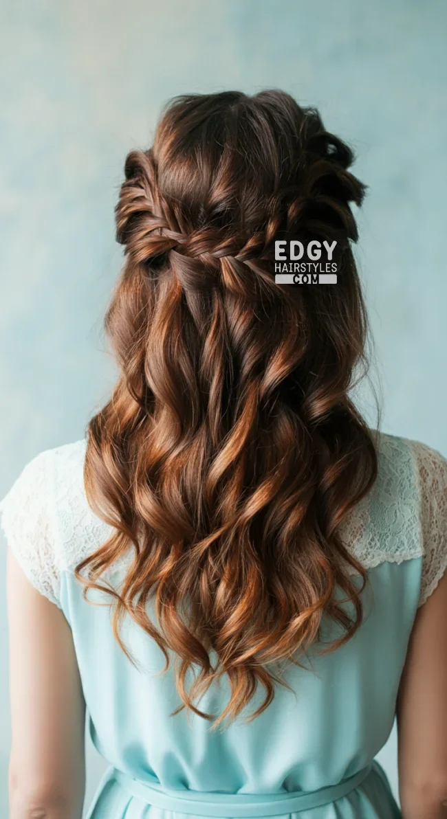 5. Waterfall Braid | 10 Easy Braided Hairstyles Anyone Can Master