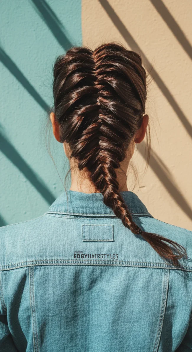 8. Pull-Through Braid | 10 Easy Braided Hairstyles Anyone Can Master