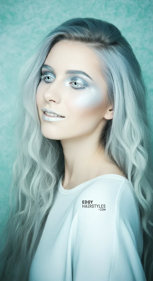 9. Pearl White | 10 Hair Colors For Cool Skin Tones, According To Stylists