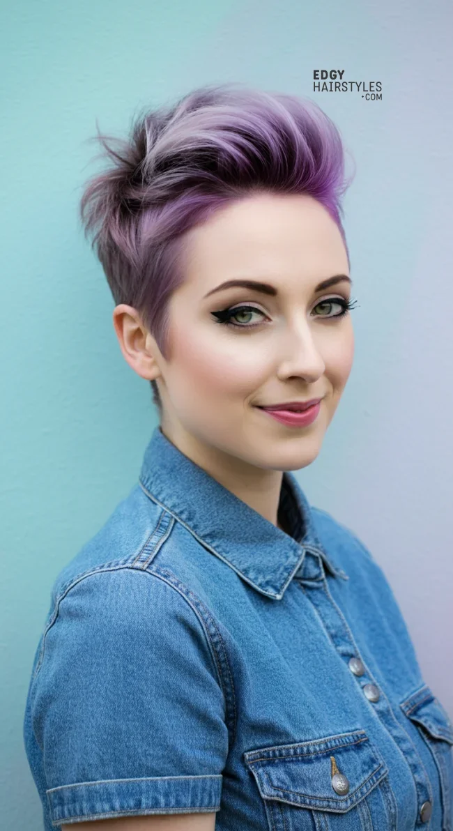 8. Smoky Lilac | 10 Hair Colors For Cool Skin Tones, According To Stylists
