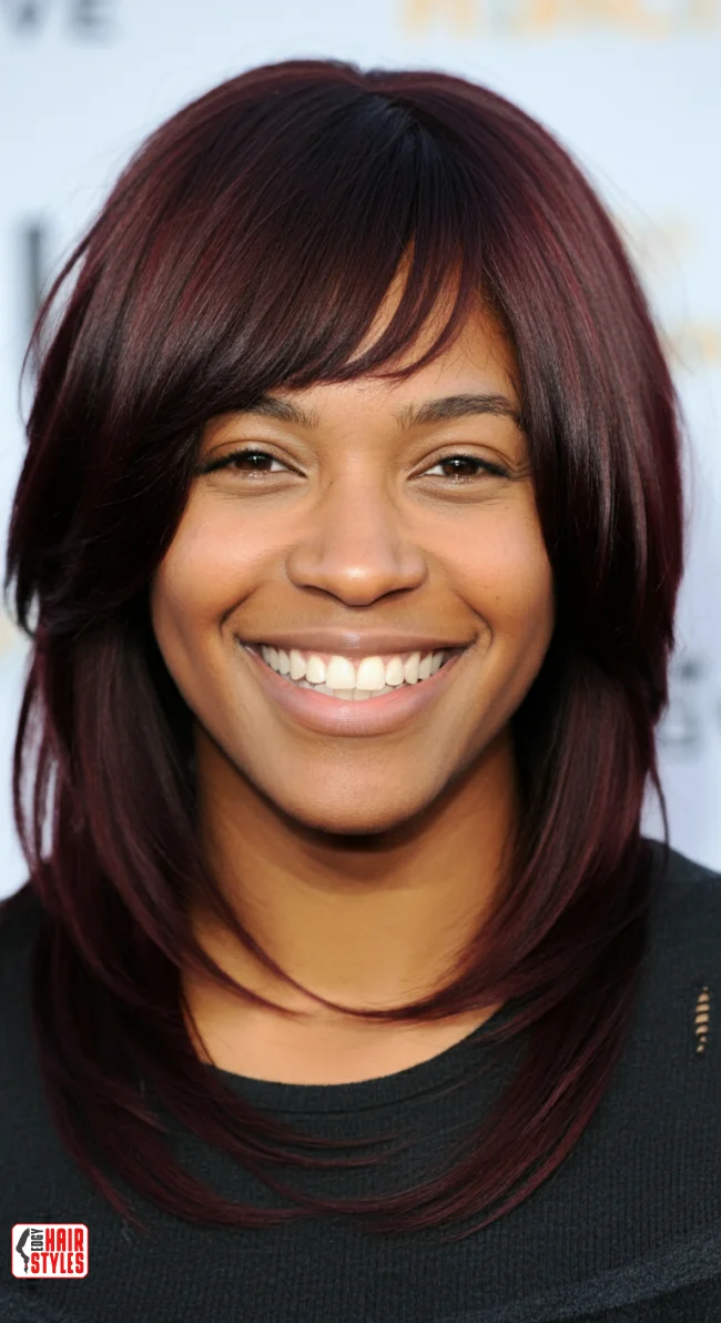 8. Shag with Side-Swept Bangs | Effortless Elegance: Shag Hairstyles For A Trendy And Timeless Look