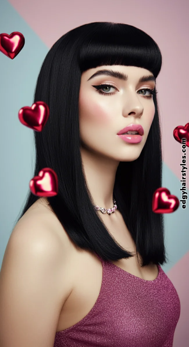 4. Sleek Straight Hair | Hairstyles For Valentine’s Day: Flirty Styles And Romance
