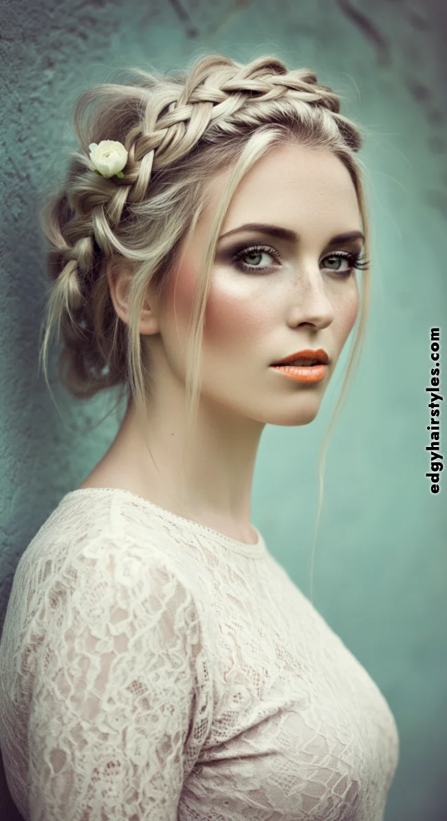 8. Crown Braid | Hairstyles For Valentine’s Day: Flirty Styles And Romance